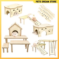 Hamster Wood House S/L hamster house hamster platform hamster ladder fun hamster cage DIY hamster to