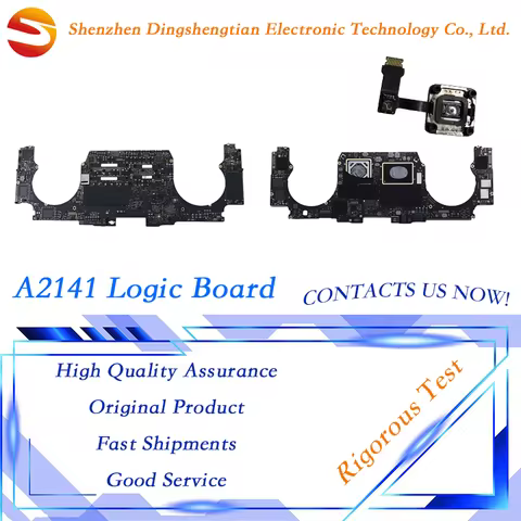 Replace For 2019 2020 MacBook Pro A2159 A2141 A2251 A2289 Logic Board i5 i7 i9 cpu 8g 16g ram with s