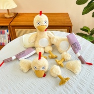 拼好鸭毛绒玩偶可拆分盐水鸭公仔搞怪菜过家家毛绒玩具Assemble the duck plush dolldetachable Salted Duck figurine.20260601