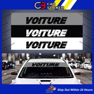 Voiture Car Sunshield Sticker Cutting / S39