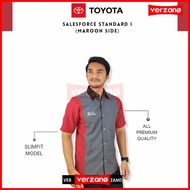 Baju Seragam Pria Kantor Kemeja Kantor Formal Casual Kemeja Seragam Kerja Toyota  Dealer Showroom SP