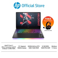 HP OMEN MAX Gaming Laptop 16"ah0098TX,Black | Intel Ultra7 AI Boost | RTX 5080 | 32GB RAM | 1TB SSD