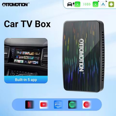 Play2Video Pro TV AI Box Wireless CarPlay Android Auto Adapter Android 12 Built In Video App Or A1 W
