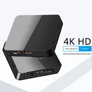 [พร้อมสต็อก] 4K HDMI Splitter Full HD 1080P Video HDMI Switch Switcher 1X2แยก1เป็น2 Off จอแสดงผลคู่เครื่องขยายเสียงสำหรับ HDTV DVD สำหรับ PS3 XBOX