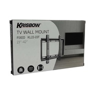 FCR0 Krisbow Fixed Tv Bracket 23-42 Inch - Black