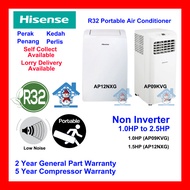 Hisense R32 Portable Air Conditioner 1.0HP 1.5HP 1HP AP09KVG AP12NXG Portable Aircond Air Cond Mudah