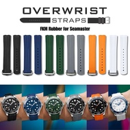 FKM Rubber Strap for Seamaster 20mm Deployant Style