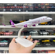 Mongolian Hunnu Air Embrace E190 aircraft model size 20cm MB20081