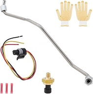 Exhaust Back Pressure Sensor Tube, EBP Sensor with Wire Harness Compatible with Ford F250 F350 F450 