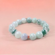 飄花翡翠手珠手鍊 | 天然緬甸玉A貨翡翠 | 送禮