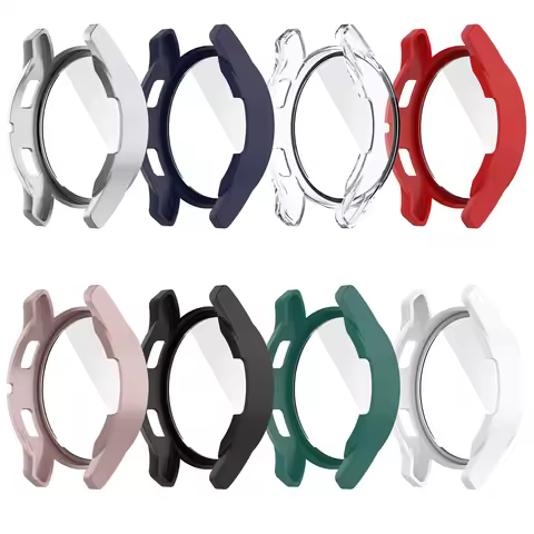 Case and Screen Protector For Samsung Galaxy Watch 4 40MM SM-R860 44MM SM-R870 Cover Frame High Qual
