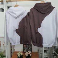 (PALING DIMINATI) HOODIE SWEATER WANITA - PRIA | BURGUNDY BEAR COMBIE | SWEATER HOODIE TERBARU