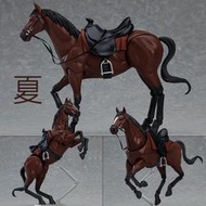 《夏本舖》日版 figma 490 馬 Ver2 茶 坐騎 騎乘 動物 韁繩 馬鞍 馬蹬 馬術 配件 擴充 MF 可動