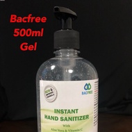 Sanitizer Bacfree 500ml Gel