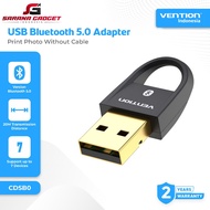 VENTION CDSB0 USB Bluetooth 5.0 Adapter Bluetooth Dongle Receiver BLACK Small Design High Speed Adap