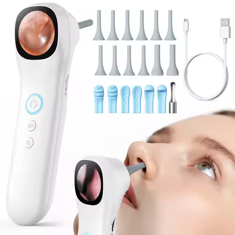 1.21 Inch Screen Digital Ear Camera 1080p HD Smart Visual Ear Care with tool Support take photo and 