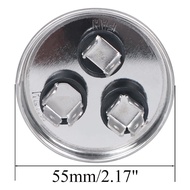AC Capacitor 70/10 uf 70/10 MFD ±5% 370V or 440V CBB65 Round Dual Run Start Capacitor for AC Motor R