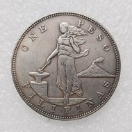11 Antique Crafts Philippines Silver Coin 1Pes1903-1906 Copper Silver Plated Commemorative Coin 38mm
