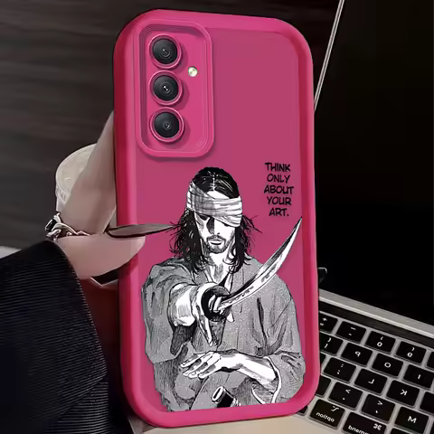 Vagabond Samurai Japanese Case For Samsung Galaxy A54 A05 A05S A34 A24 A14 A53 A33 A23 A13 A52 A52S 