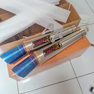 Daeng sai4 canister open pipe exhaust daeng 51mm inlet high quality