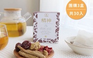 【樂木集365喝護飲 - 精神｜漢方茶 10入x 3盒】滋補強身 無咖啡因的天然保養(紅棗+枸杞+黃耆+黨蔘)