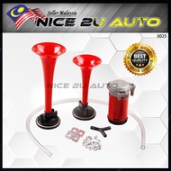 Air Horn 12v Compressor Trumpet Super Loud Car Horn