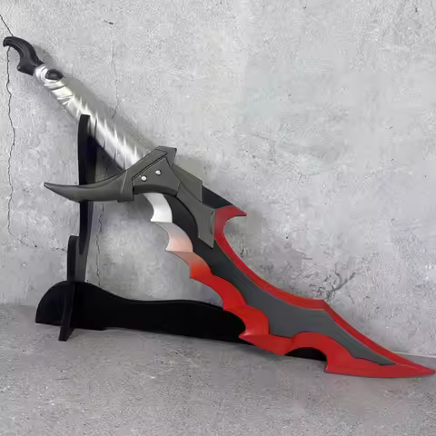 24inch Solo Leveling Kanata Shun Katana Wooden Sword Real Japanese Samurai Sabre Sword Anime Cosplay