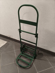 綠色摺疊兩輪手推車 搬運車 搬屋神器