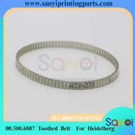 Best Quality 00.580.6807 Toothed Belt 6AT 3*270 For Heidelberg SM74 PM74  SX74 Printing Machine Part