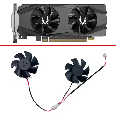 NEW Cooling Fan 46mm 2pin T125010SU(B) FS1250-S2053A GPU FAN For ZOTAC GAMING GTX 1650 Slim GTX 1050