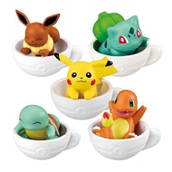 Pokemon Cup Collectible Figurine Cute Collector Toy Desktop Decoration Terrarium Pikachu Eevee
