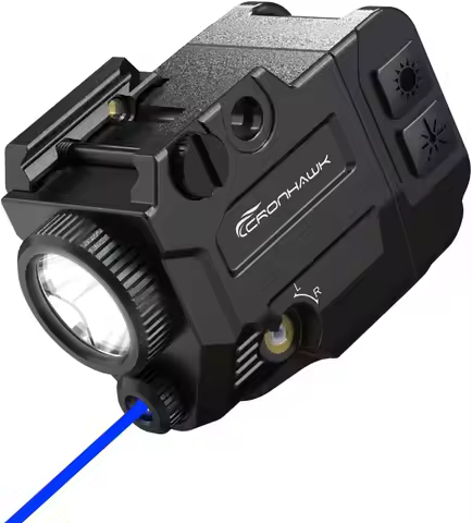 Blue Laser Sight Compatible with Picatinny Rail fit Pistol Glock Full Size Rechargeable Handgun Blue