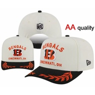 New Era Cream/Black Cincinnati Bengals 2025 NFL Draft A-Frame 9FIFTY Baseball Cap Adjustable