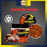 Original Sambal Bilis Ketagih Crunchy Perisa Original 140g (GARING DAN TANPA BIJI CILI)