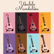 Guitar Ukulele Soprano Mandalika Original Free Ukulele Bag Ukulele String Pick Certificate
