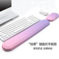 Keyboard Support Mouse Hand Cushion Comfortable Breathable Wrist Rest Memory Foam Palm Tray Computer Office Typing Keyboard Tray Wrist Pad