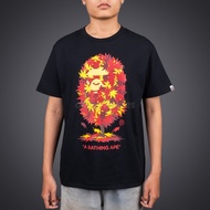 BAPE JAPAN AUTUMN APE HEAD BLACK TEE