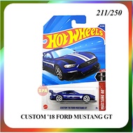 Hotwheels  CUSTOM 18 FORD MUSTANG GT HW Hot Wheels