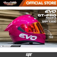 EVO HELMET GT PRO MAGENTA DUAL VISOR w/ free clear lens