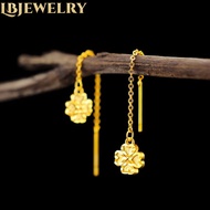 Fashion Earring Hot Sale Korean Style Pure Gold 916 Original Earring for Women New Jewelry Earing Set for Girls