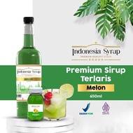 Premium Flavored Syrup melon 80 ML 650 Halal BPOM Flavored Sample Syrup Indonesia