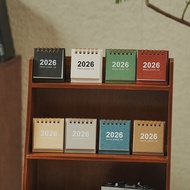 2026 Mini Desk Calendar Cartoon Schedule Calendar Student Office Supplies