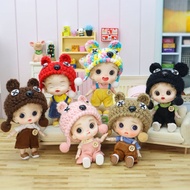 Peach Maruko Multi-Joint BJD Girl Doll Can Be Dressed Cute Mini Doll Play House Toys