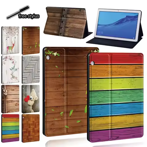 For Huawei MediaPad M5 10.8/M5 Lite 10.1/MediaPad T5 10 10.1/T3 8.0/T3 10 9.6 Inch Tablet Leather Pr