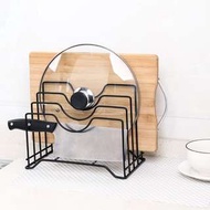 多層鍋蓋架 砧板架 多功能支架 廚房客廳收納置物架 放鍋蓋的架子