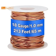 99.9% Dead Soft Copper Wire, 213 Feet/ 65 M, 1 Pound Spool Pure Copper Wire