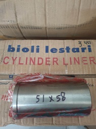 Cylinder liner foring boring karisma kharisma mio m3 f1 lubang 51 luar 58 / 59 /60 panjang 118 mm b