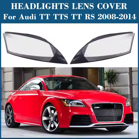 Headlight Cover Shade Headlamp Shell Lampshade Plexiglass Replace Original Lens TT TTS For Audi TT T