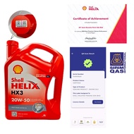 Shell Helix HX3 20W-50 Multi-Grade Motor Oil (4L) Engine Oil