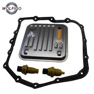 WOLFIGO Transmission Filter Pan & Input Output Speed Sensor For Chrysler Dodge A604 40TE 41TE 41TES 